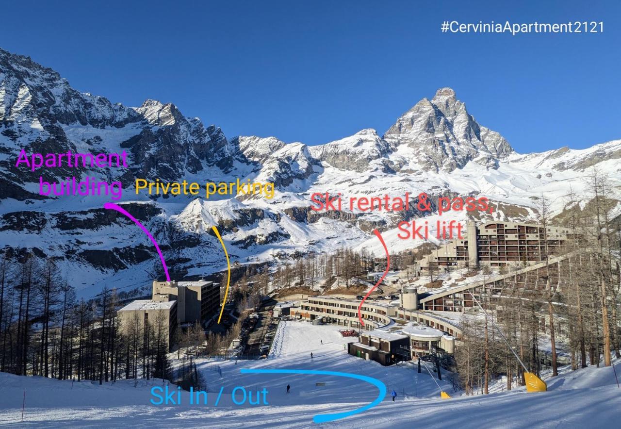 Cervinia Apartment 2121 - Ski & Mountain Panorama Брей-Червінія Екстер'єр фото